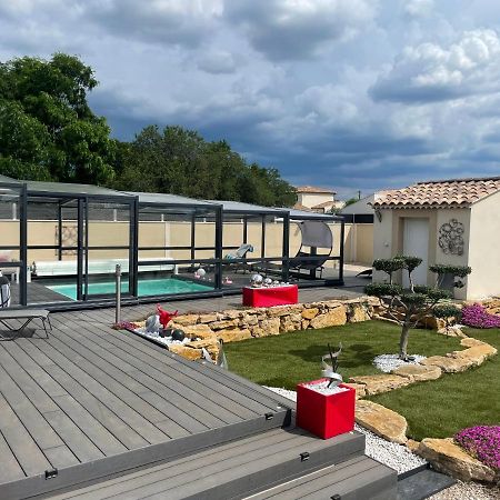 L'Aurore Suite De Charme, Clim Jacuzzi, Sauna, Piscine Chauffee Cuisine... Carpentras Kültér fotó