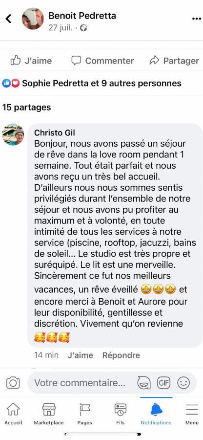 L'Aurore Suite De Charme, Clim Jacuzzi, Sauna, Piscine Chauffee Cuisine... Carpentras Kültér fotó